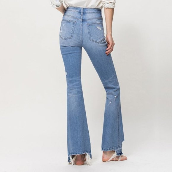 *NEW* Vervet by Flying Monkey High-Rise Flare Jeans - Picture 8 of 10